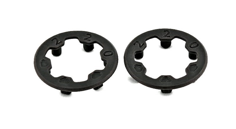 Marka Racing 1:28 Mini-Z Side Wall Flange - DARK GREY 22.0mm (2 Pcs)
