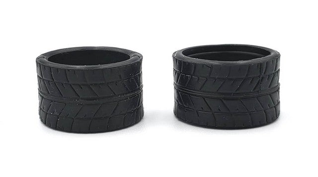 Marka V1 Mini-Z RCP Rubber Rear Radial Tire 15° - Medium  - 14mm (2Pcs)