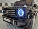 Elektrisk børnebil Mercedes G500 metallic sort