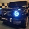 Mercedes-Benz G63 24V elbil för barn – 2 personer, metallic svart