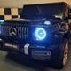 Mercedes-Benz G63 24V elbil för barn – 2 personer, metallic svart