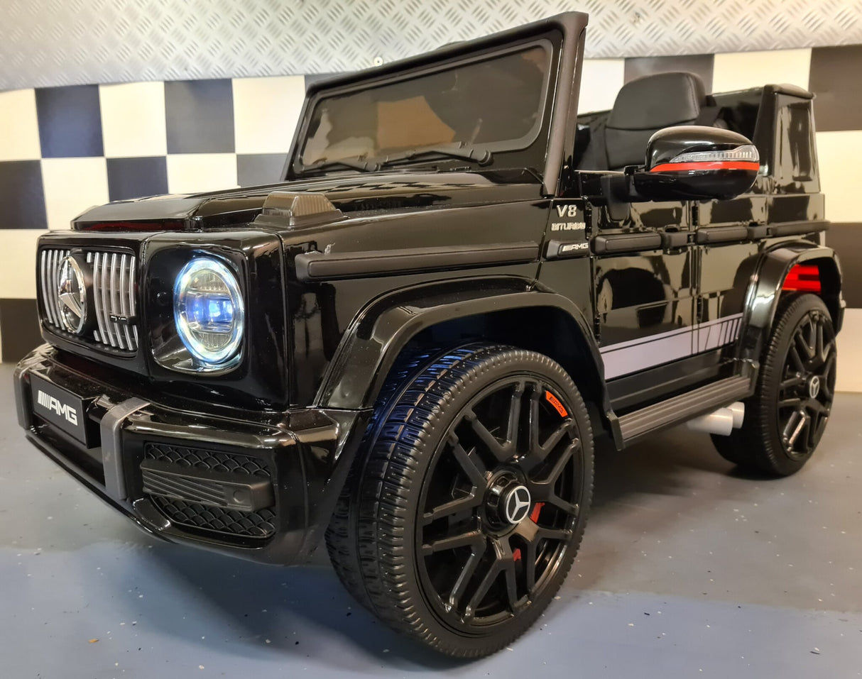 Børnebil Mercedes G63 12V sort 1-personers