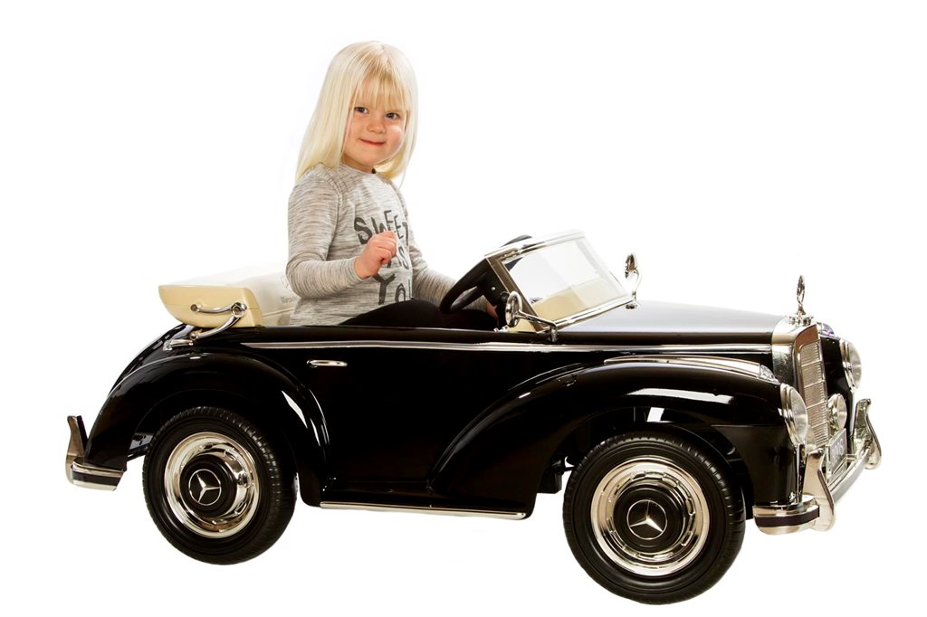 Mercedes 300S Elbil för Barn, Svart, 2x12V