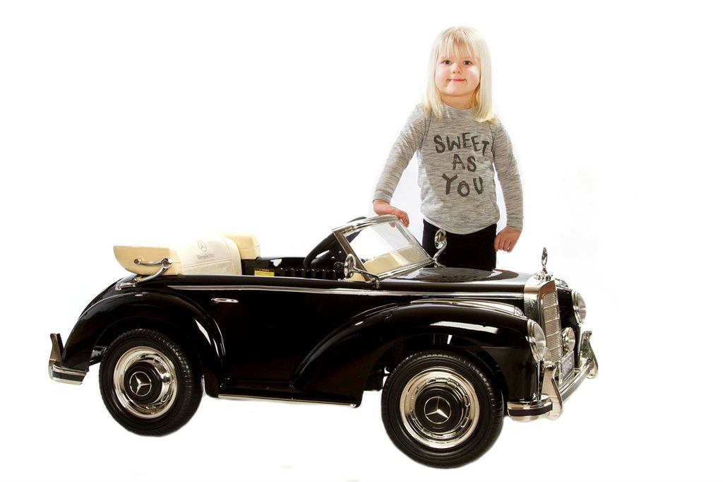 Mercedes 300S Elbil för Barn, Svart, 2x12V