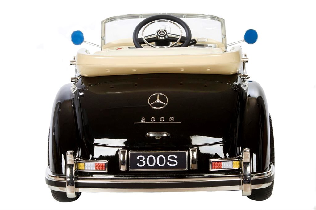 Mercedes 300S Elbil för Barn, Svart, 2x12V