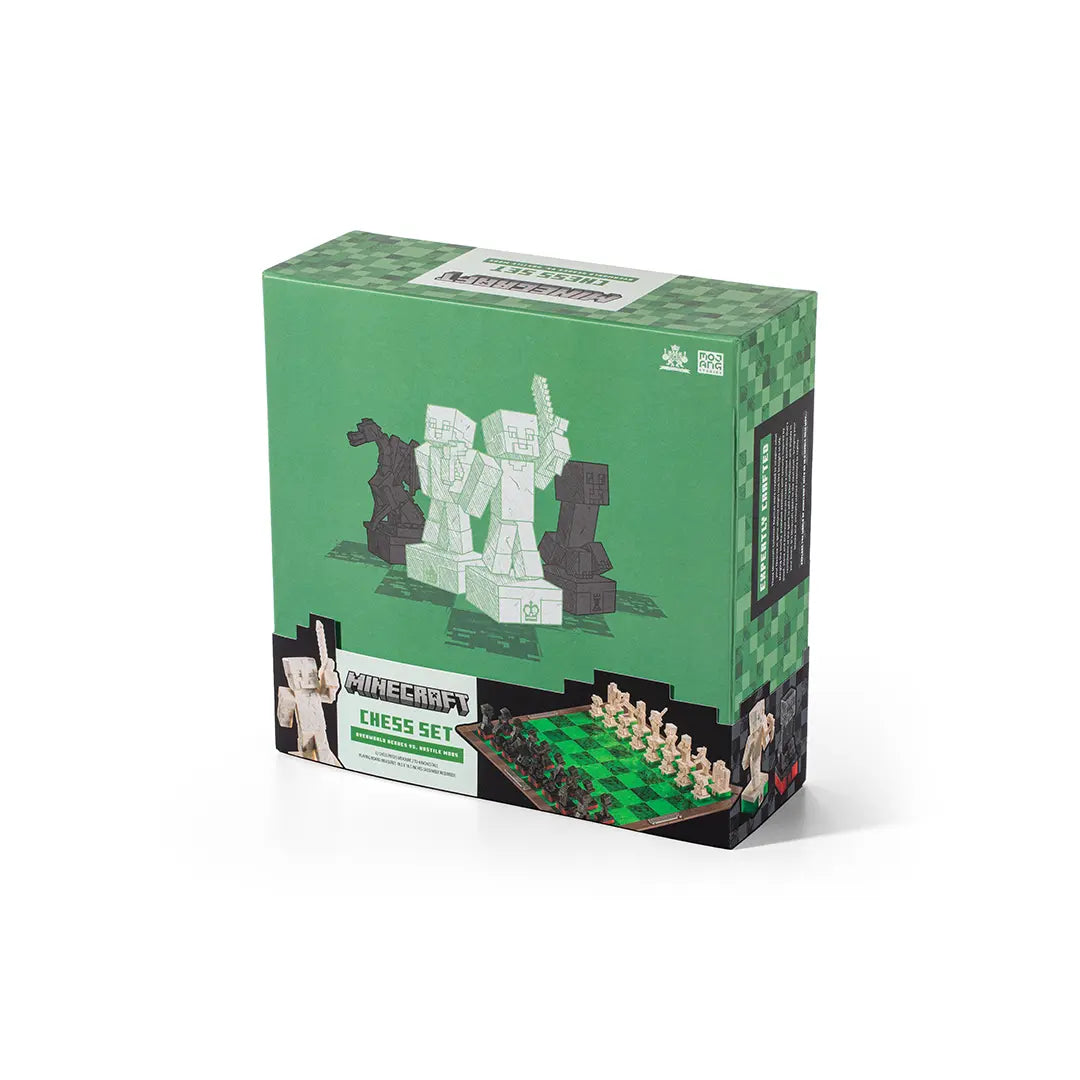 Chess Set Overworld Heroes vs. Hostile Mobs - Minecraft