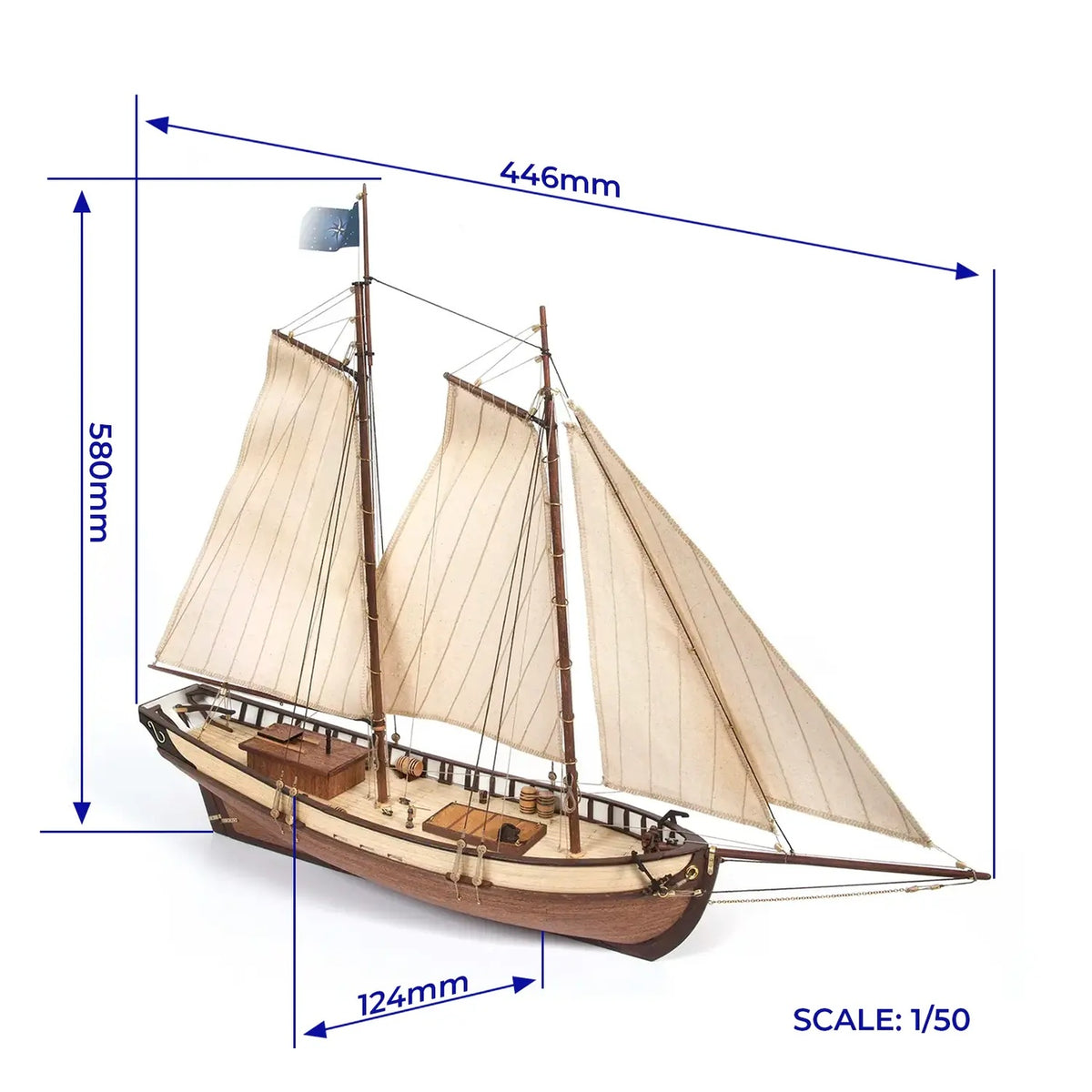 OcCre Polaris 1/50 Ship 580mm w/ Starter Set