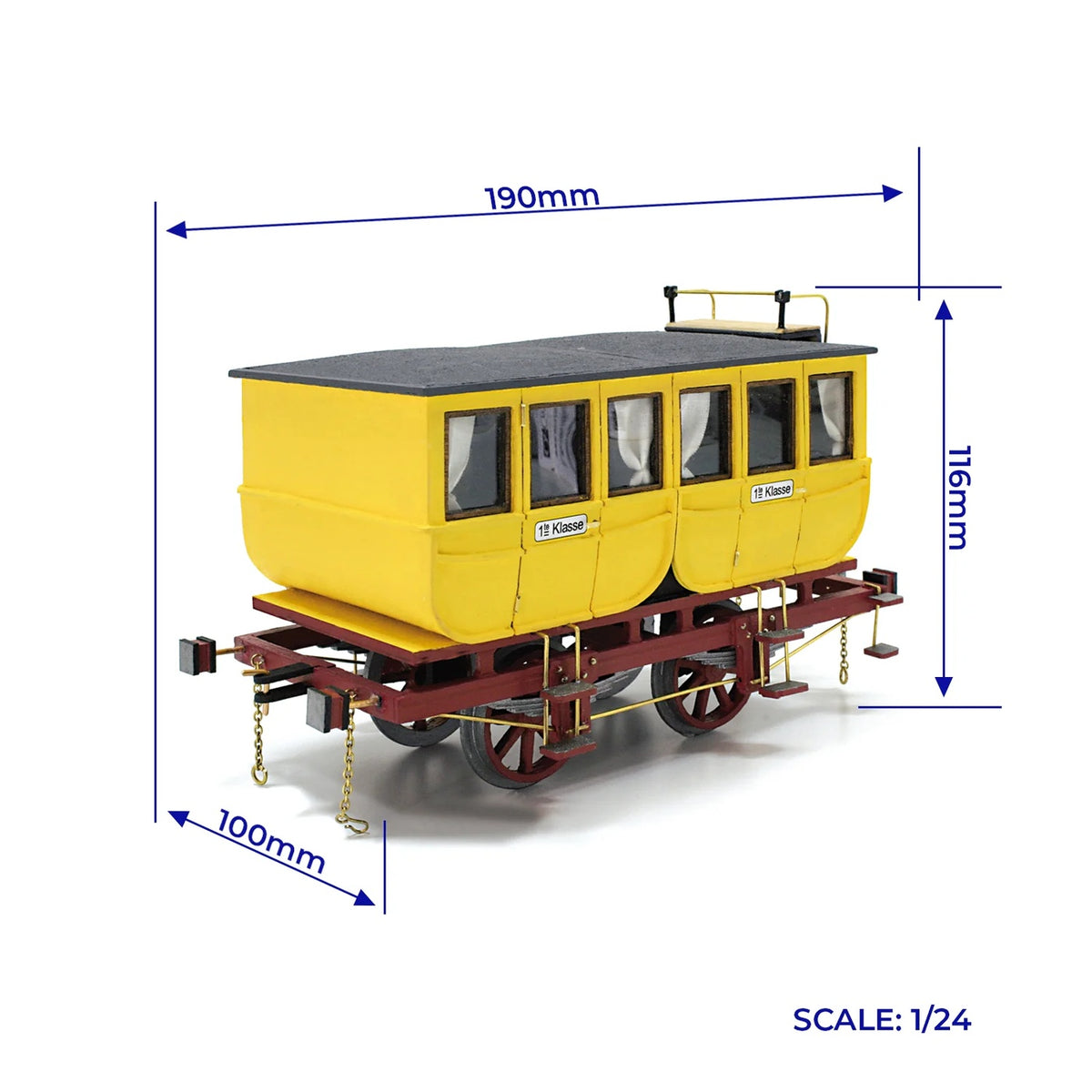 OcCre Adler Coaches 1/24 625mm