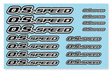 O.S.SPEED Pro Decal 2023 Black