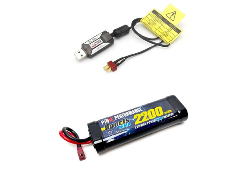 PINK PERFORMANCE PP2-2200D - Pink Performance Sports NiMh 7.2V-2200Mah Deans 270g