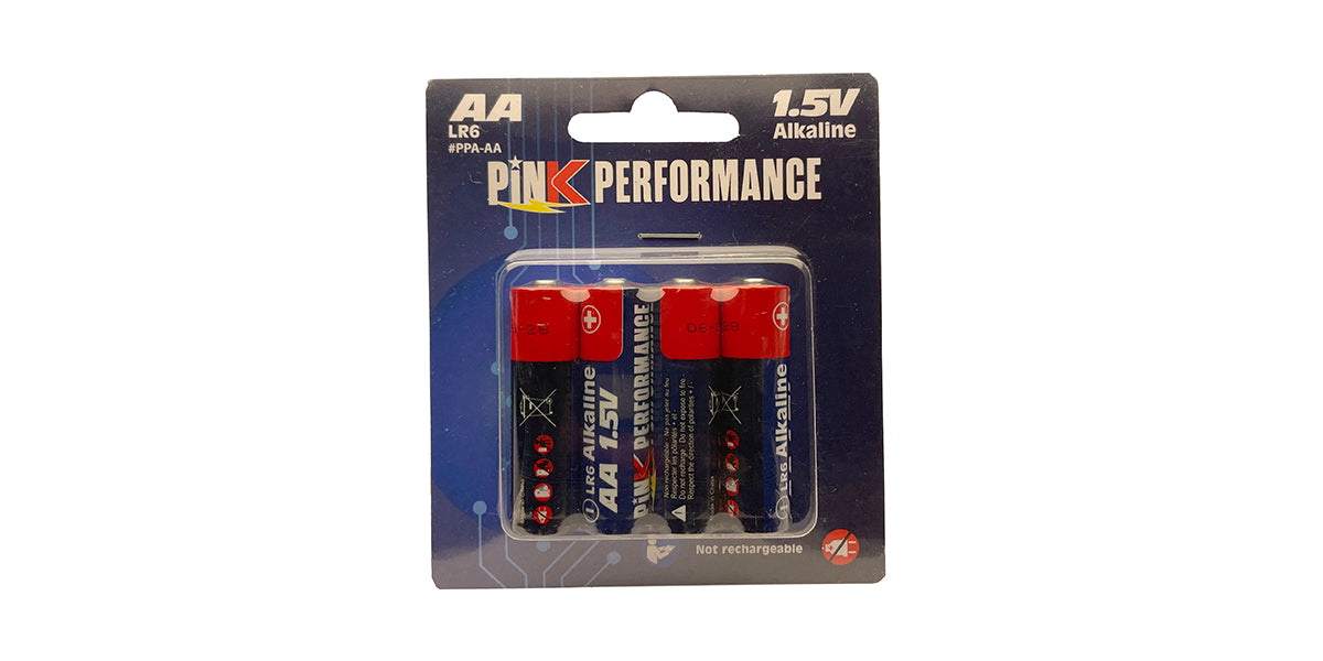 PINK PERFORMANCE PPA-AA - Pink Performance AA Alkaline 1.5V Dry Cell 4pcs