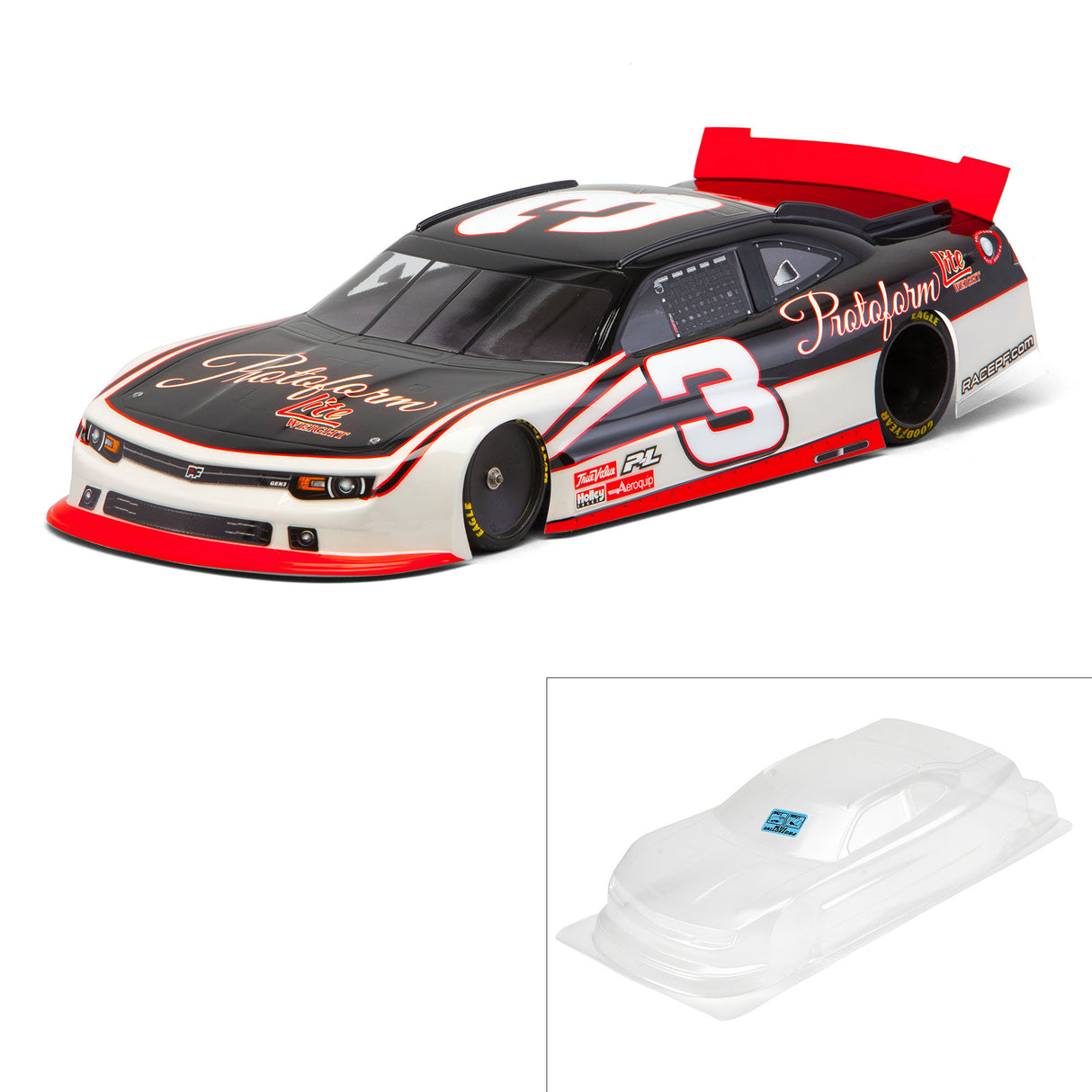 Gen3-C Light Weight Clear Body: Oval