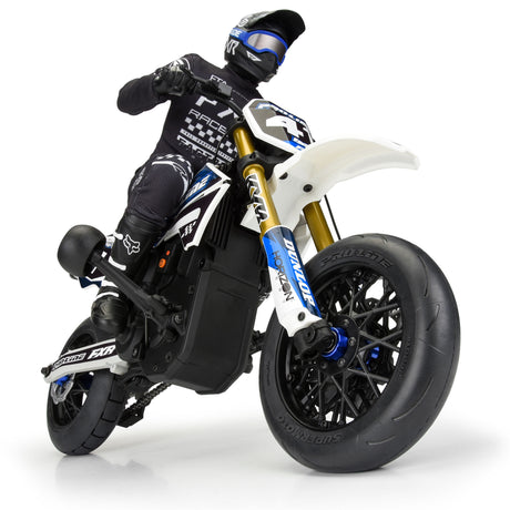 1/4 Supermoto Tire Front MTD Black Wheel: PM-MX/SM