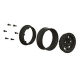 Fr, R Impulse 1.9 Blk Plastic Bead-Loc Whl:Crawler
