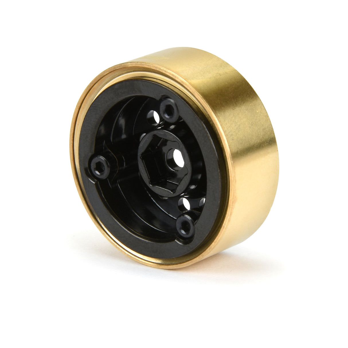 1/24 Rock Shooter Brass F/R 1.0 7mm Whl (2) Blk