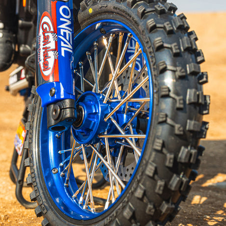 Pro-Spec Aluminum Front Rim, Blue: Promoto-MX
