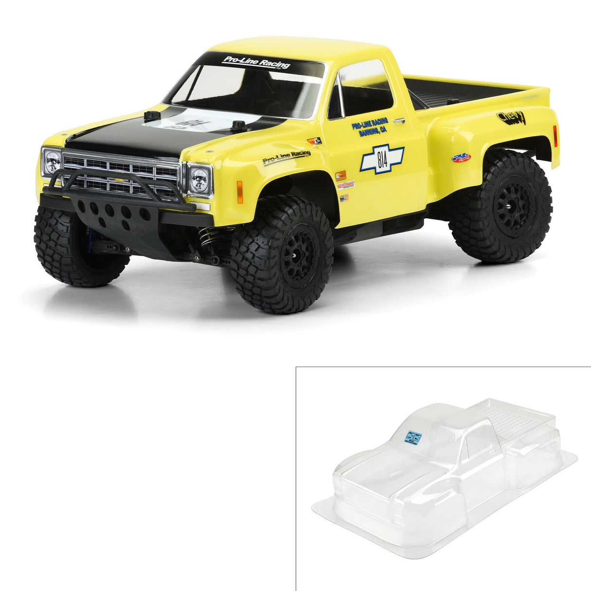 1978 Chevy C-10 Race Truck Clear Body : SLH 2WD