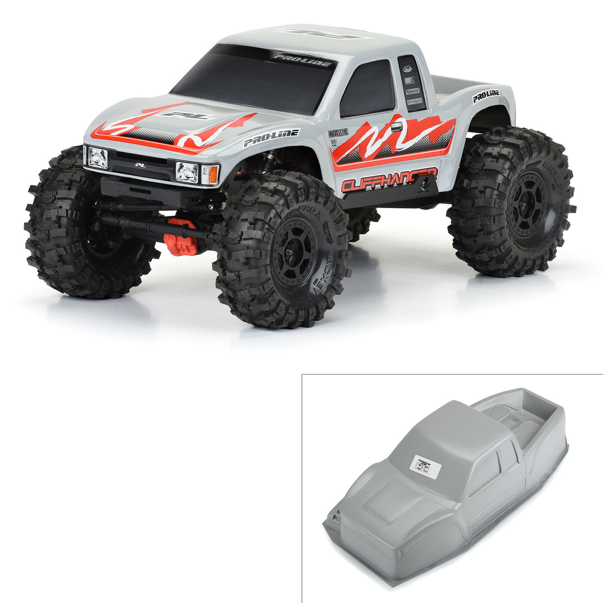 1/10 Cliffhanger HP Stone Gray Body 12.3 Crawler