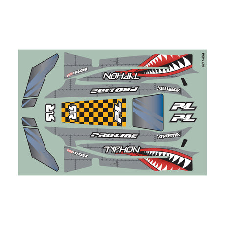 Axis Tough-Color Grey Body for Arrma Typhon GROM