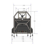 Back-Half Cage : PL Cab Only Crawler Bodies