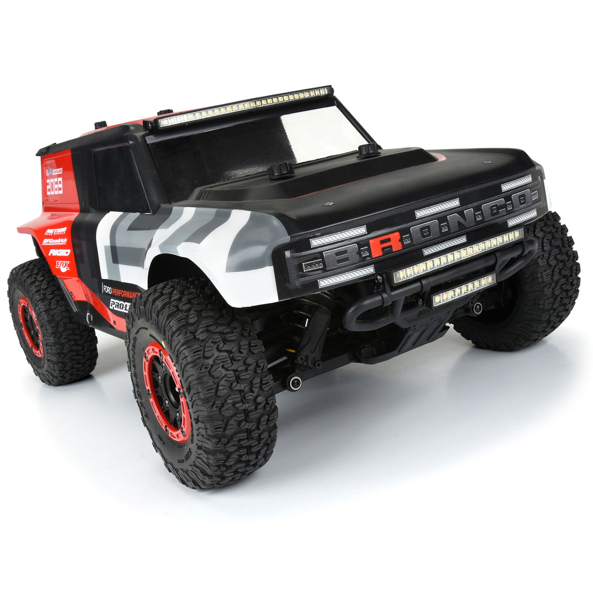 1/10 & 1/8 6 Ultra-Slim LED Lt Bar Kit 5V-12V Crv