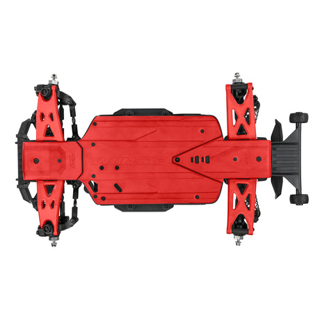 Bash Armor Chassis Protector (Red) for ARRMA 3S Short Wheelbase