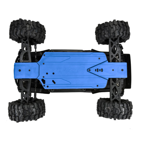 Bash Armor Chassis Protector (Blue) for ARRMA 3S Long Wheelbase