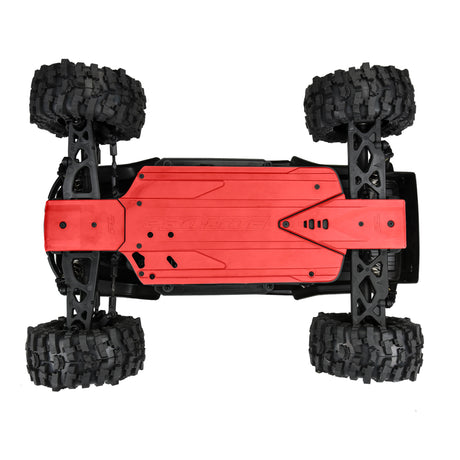 Bash Armor Chassis Protector (Red) for ARRMA 3S Long Wheelbase