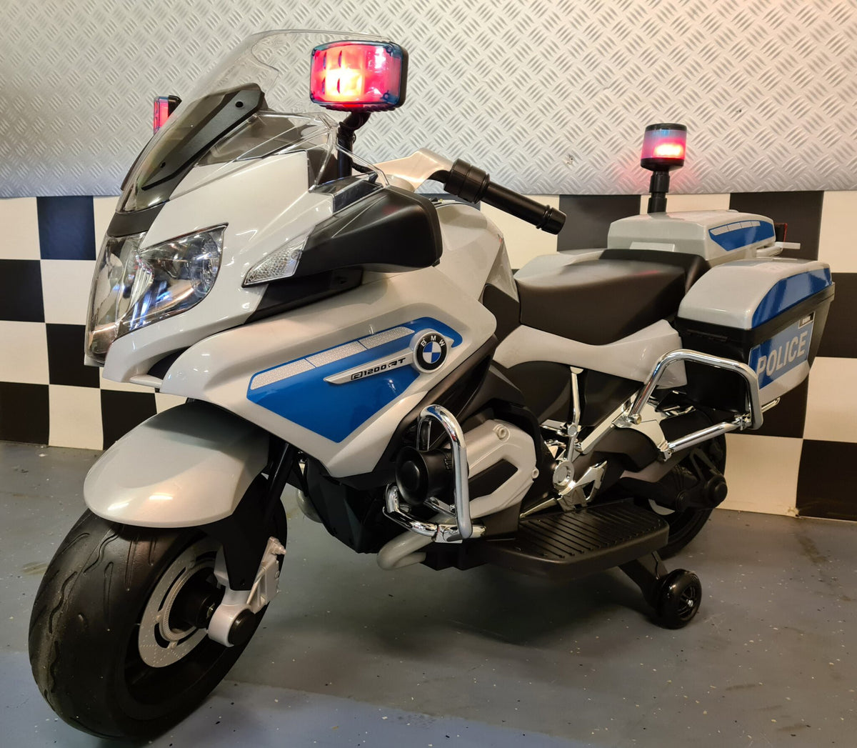 BMW R1200 polismotorcykel för barn