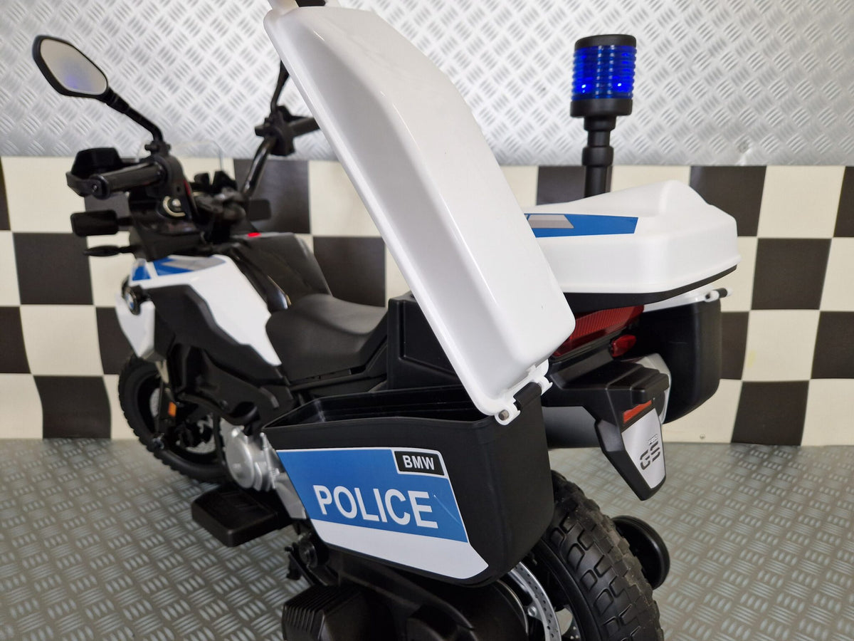 BMW F850 polismotorcykel 12V för barn