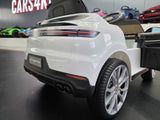 Porsche Cayenne batteri børnebil 12 volt hvid