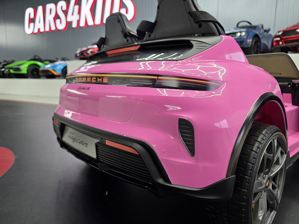 Børnebil Porsche Taycan 2-personers 24 volt