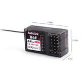 R6F 2.4Ghz 6Ch Receiver for RC4GS, RC6GS, T8FB & T8S