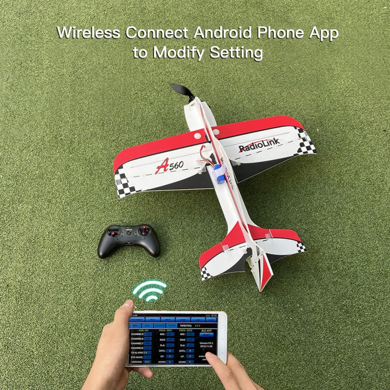 T8S 8-Channels radio with Bluetooth (Mode 2) with R8EF Receiver