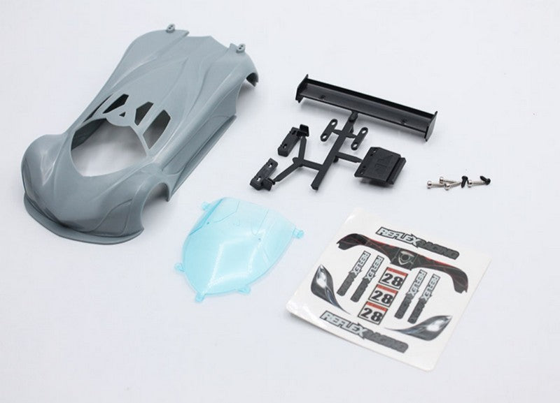 Reflex Racing RAW-001-LG  - MF-1 ABS Plastic Body Set (Light Gray)