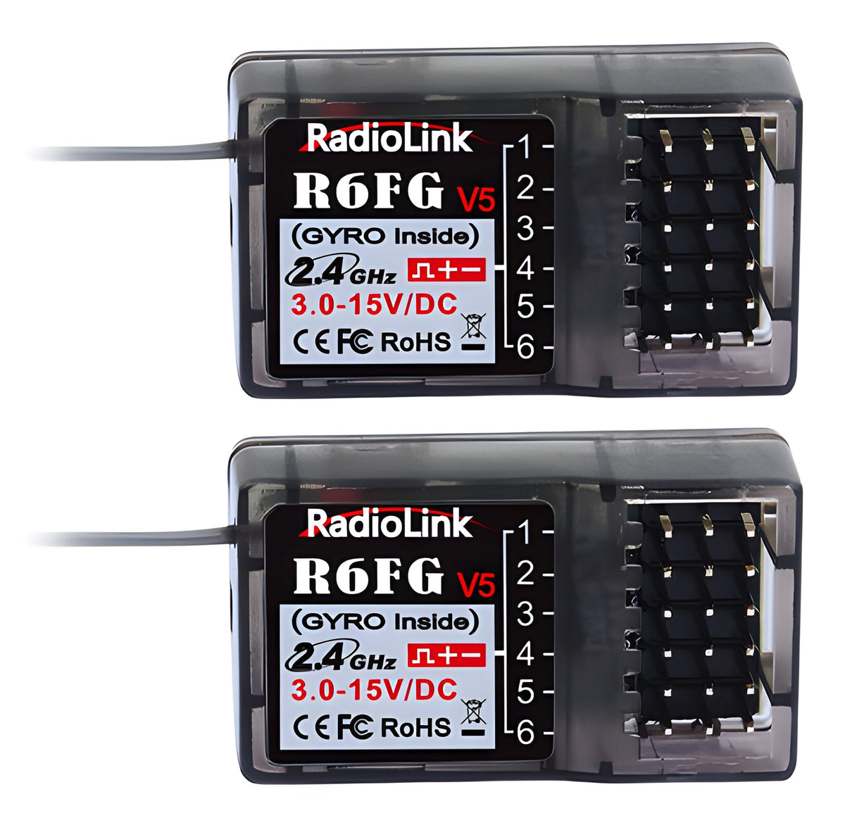 RC4GS V3 RC Transmitter with 2x R6FG Receiver