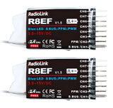 T8FB Mode-1 RC Transmitter with 2x R8EF Receiver