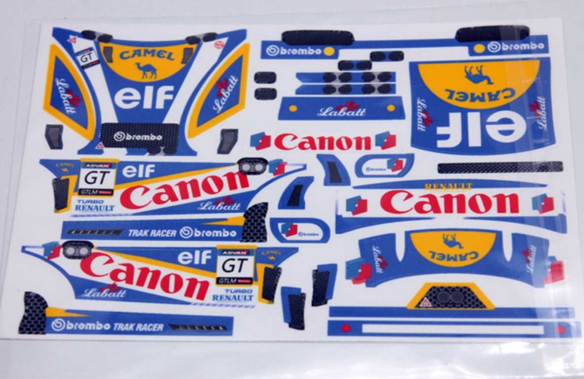 Raceway RC RCR032 - Jomurema GT-01 Decal Set - Theme 10