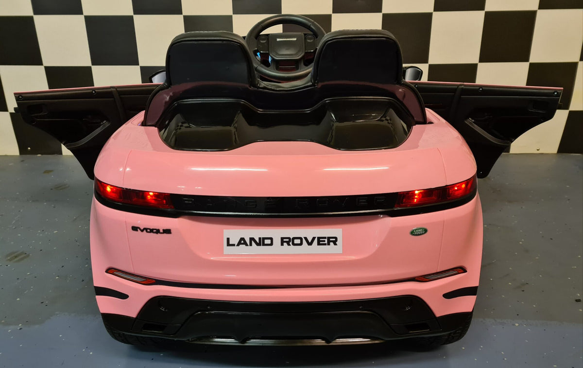 Range Rover Evoque 4x4 12V elbil för barn – 1 person, rosa