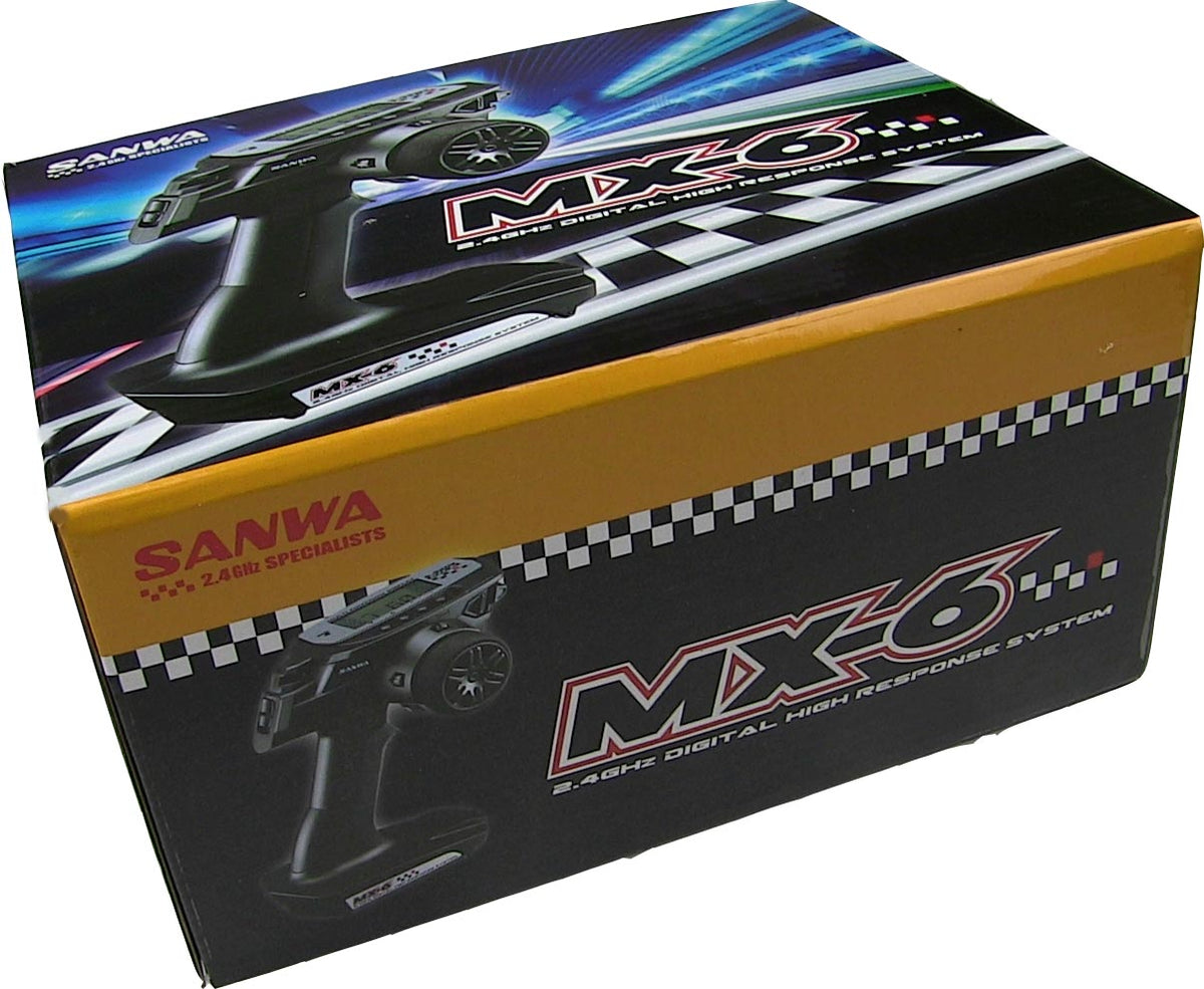 SANWA S.101A32571A - Sanwa MX-6 with RX391W Waterproof Receiver