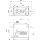 SA-1230SG Plus Servo 36Kg 0,16s Alu Coreless Steel Gear