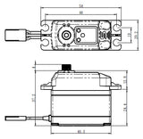 SV-1272SG Plus Servo 35Kg 0,10s HV Alu Coreless Steel Gear