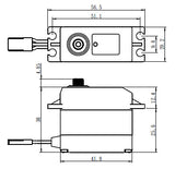 SW-0230MG Plus Servo 8Kg 0,13s HV Metal Gear WP