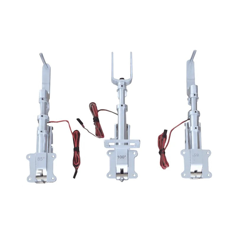 Electric Retractable Landing Gear Set Main- and Nose Gear with wheel T-28