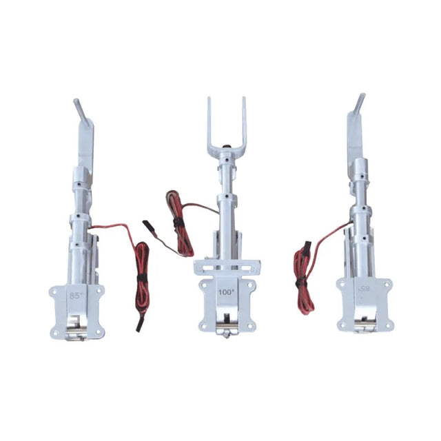 Electric Retractable Landing Gear Set Main- and Nose Gear with wheel T-28