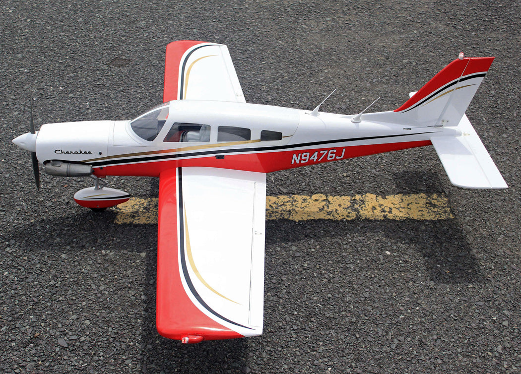 Piper Cherokee 153cm 10-15cc Red ARF