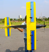 Kwik Fly MK3 Yellow Pattern 160cm 46-55 GP/EP ARF