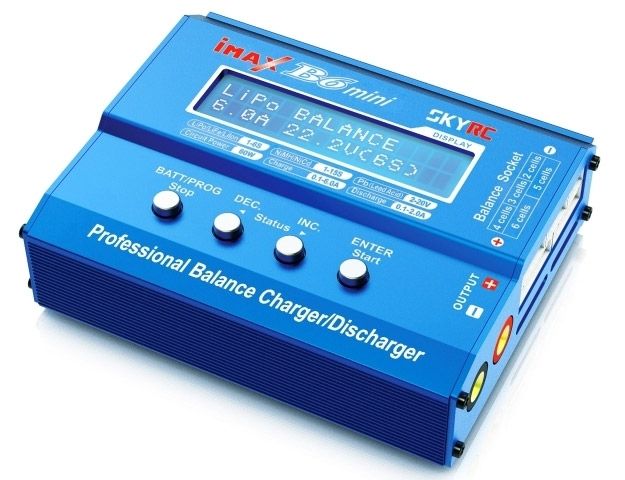 SkyRC B6 Mini Charger 60W 6A 1-6S 12VDC