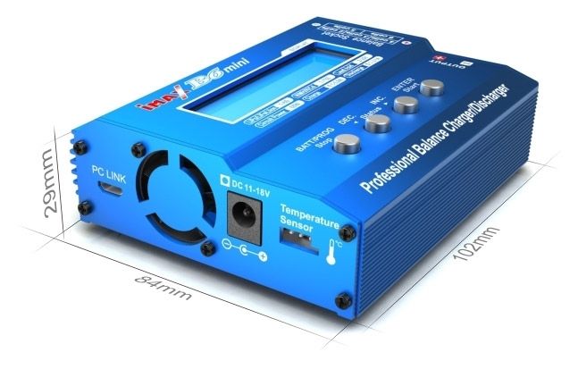 SkyRC B6 Mini Charger 60W 6A 1-6S 12VDC