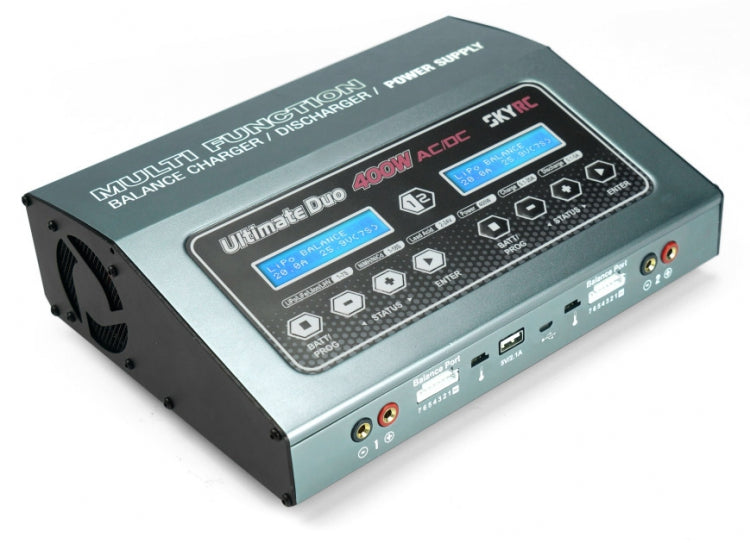 SkyRC Ultimate Duo D400, 400W Li-Po Charger 240VAC
